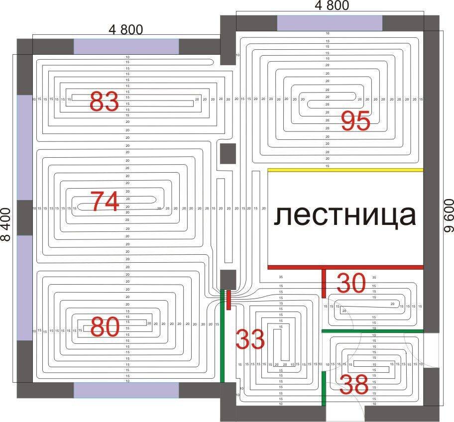 Как рассчитать теплый пол - варианты, примеры расчетов, инструкция