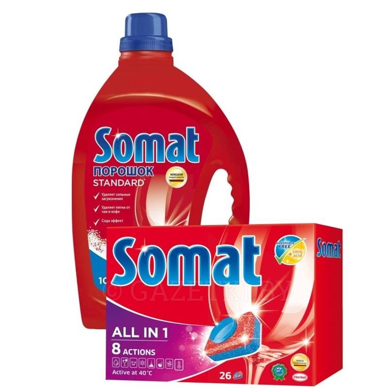 Somat для посудомоечных машин — отзывы покупателей