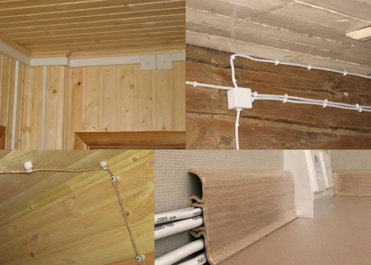 Какой кабель использовать для проводки в деревянном доме: виды кабеля, выбор сечения провода для открытой и скрытой разводки