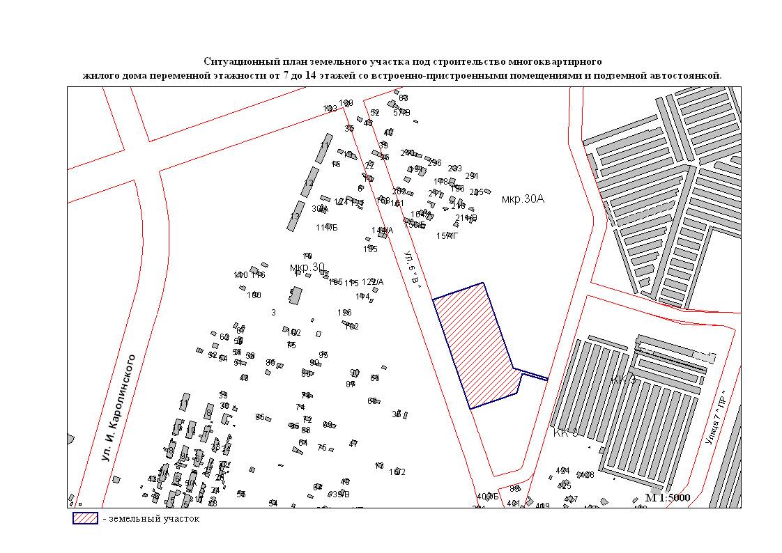 Ситуационный план земельного участка для газификации: что это, как выглядит и где получить