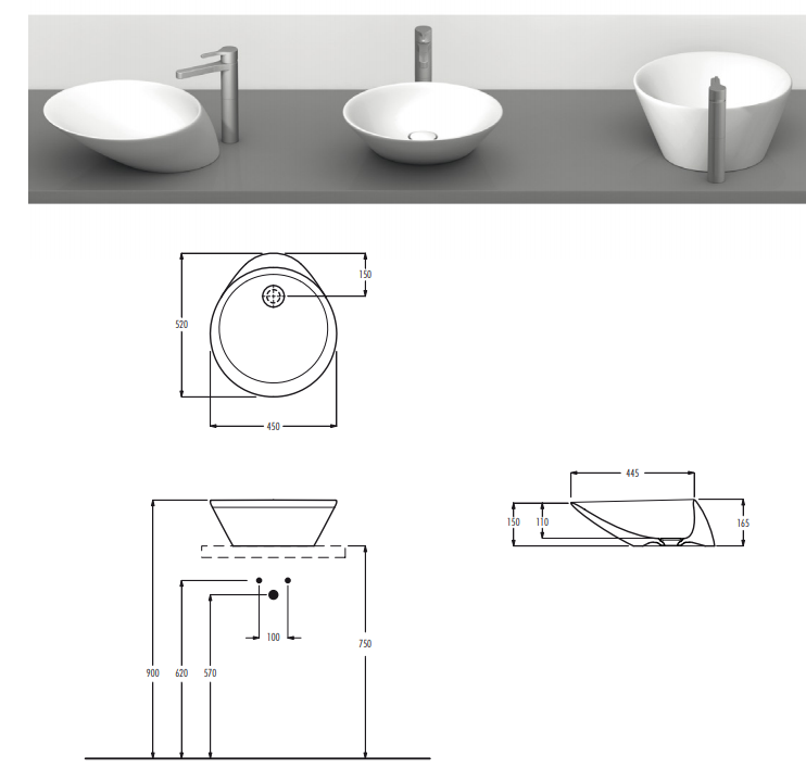 Накладная раковина в ванную: фото, плюсы и минусы, обзор