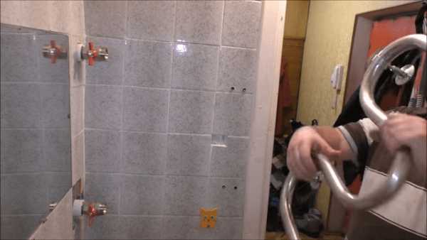 Как снять полотенцесушитель: порядок работ. замена водяного полотенцесушителя в ванной - samvsestroy.ru