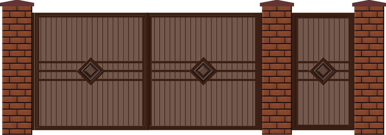 Ворота для дома: установка калитки для частного дома, характеристика применяемых материалов