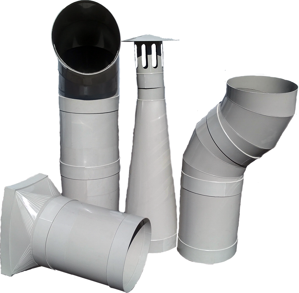 Вентиляционные трубы плоские – пластиковые и металлические | труба для вытяжки - размеры