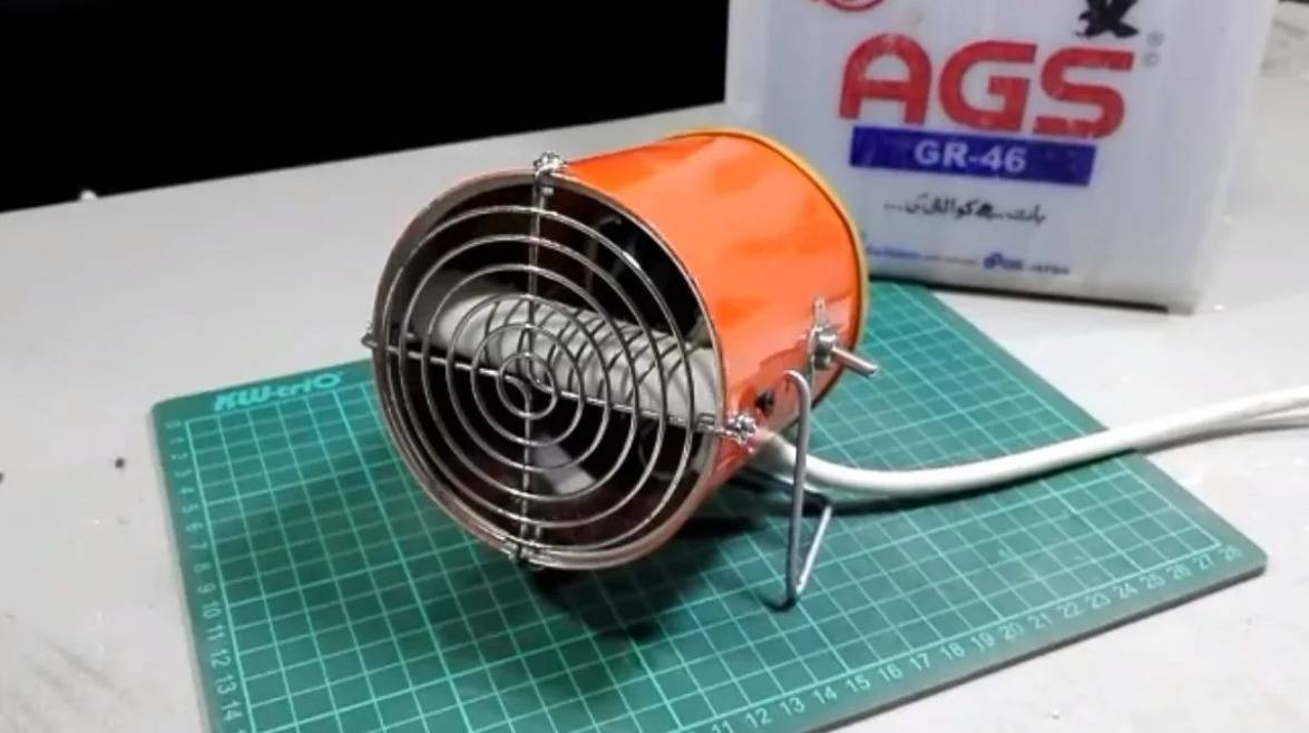 Как сделать тепловентилятор своими руками — инструктаж по изготовлению самодельного устройства