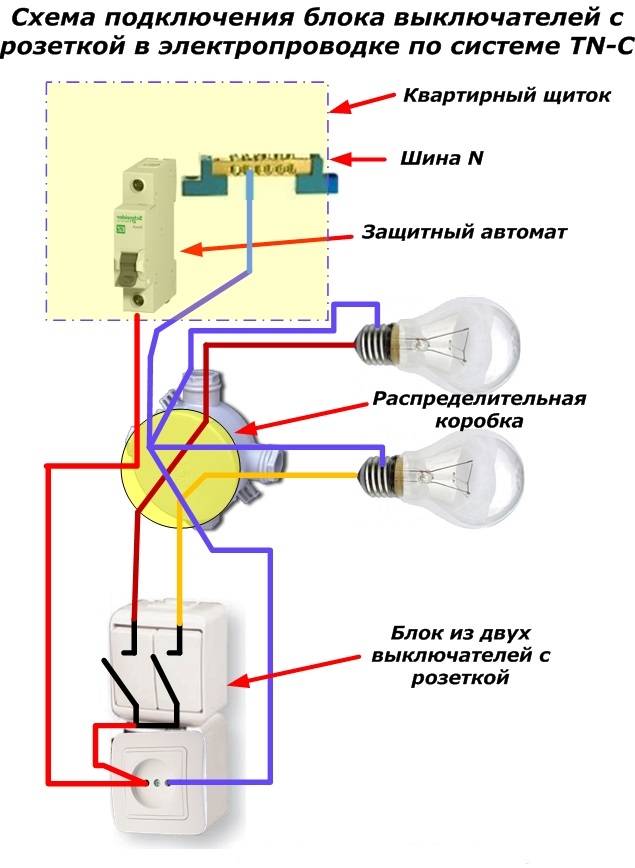 Как правильно подключить выключатель света