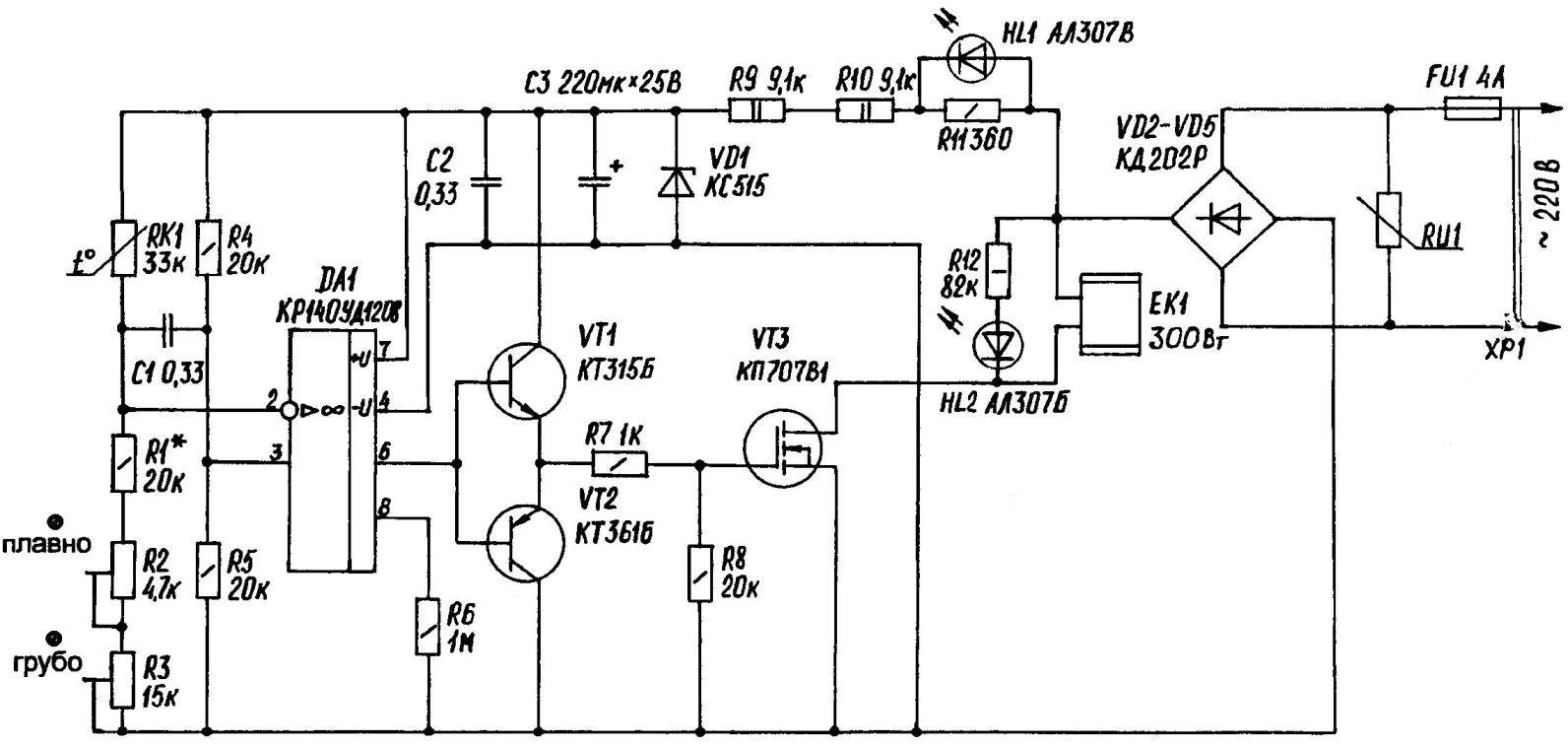 Терморегуляторы своими руками - инструкция и схема подключения