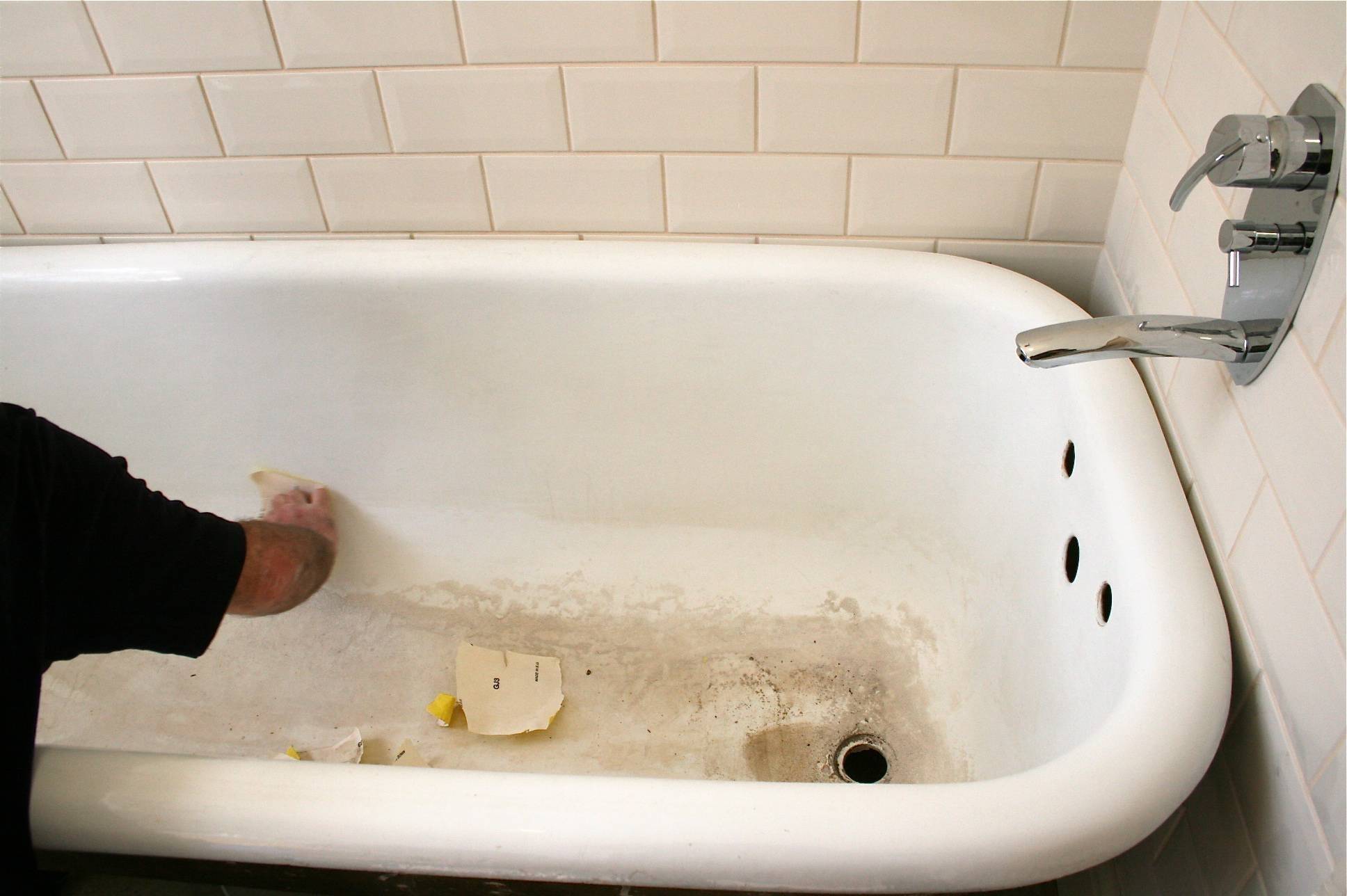 Эмалировка чугунной ванны своими руками + видео / vantazer.ru – информационный портал о ремонте, отделке и обустройстве ванных комнат