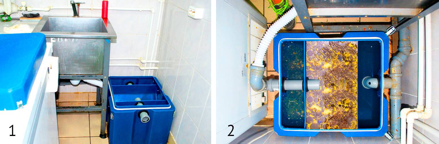 Жироуловитель для канализации из столовой: виды оборудования, советы по выбору, установка