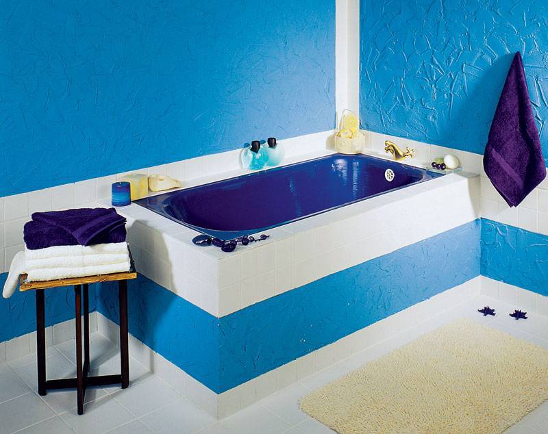 Покраска ванны своими руками с применением эпоксидной эмали и жидкого акрила