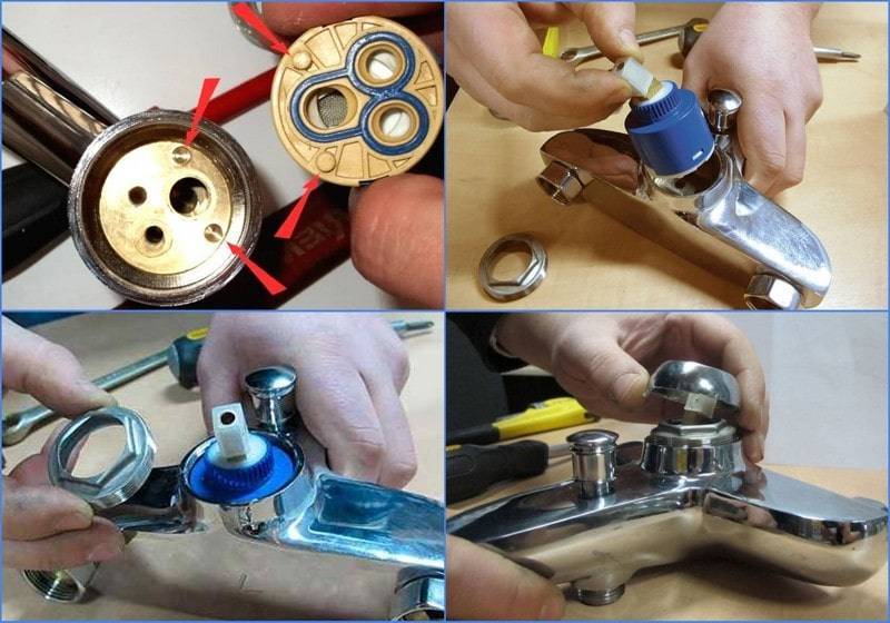 Мелкий ремонт: замена картриджа в смесителе - подробная инструкция и видео урок