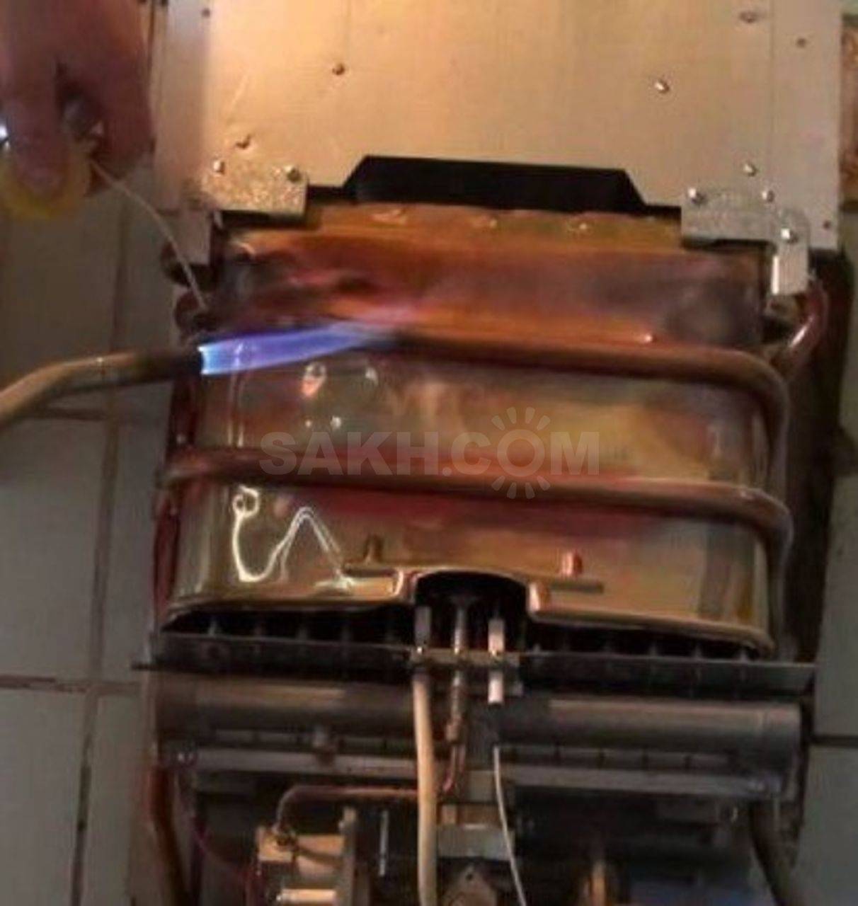 Как заварить теплообменник газового котла: пошаговый инструктаж по проведению ремонтных работ