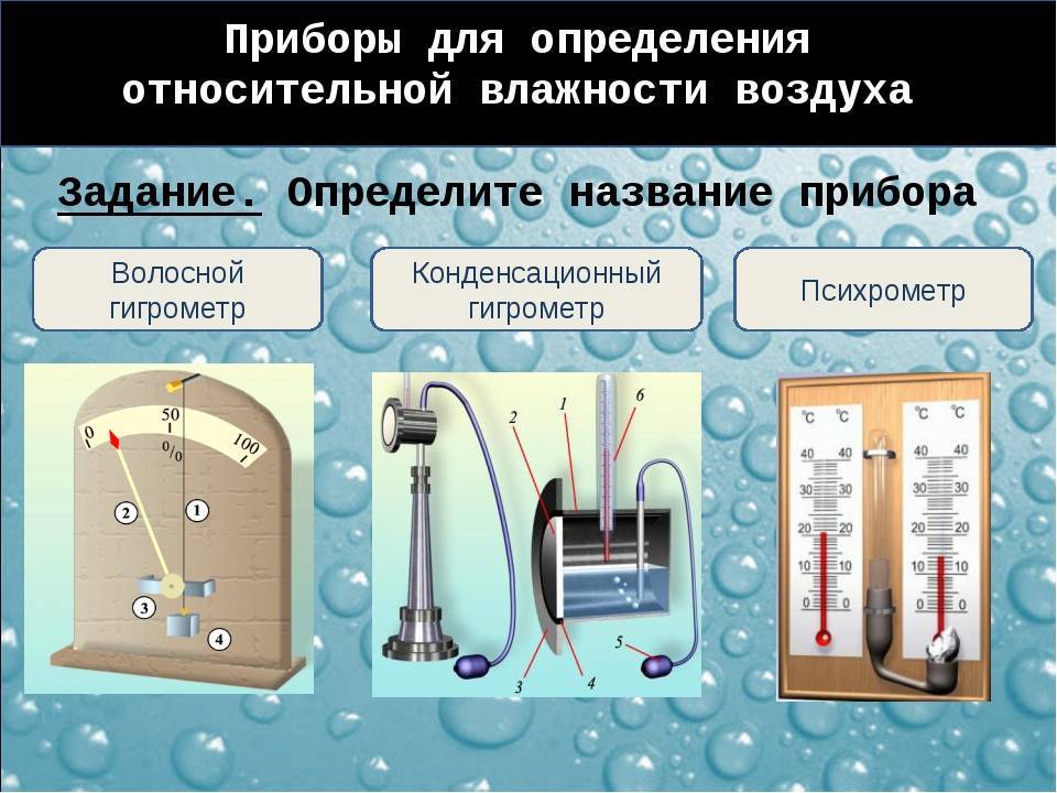 Приборы для измерения влажности воздуха в помещении гигрометры: как измерять и определить данный показатель