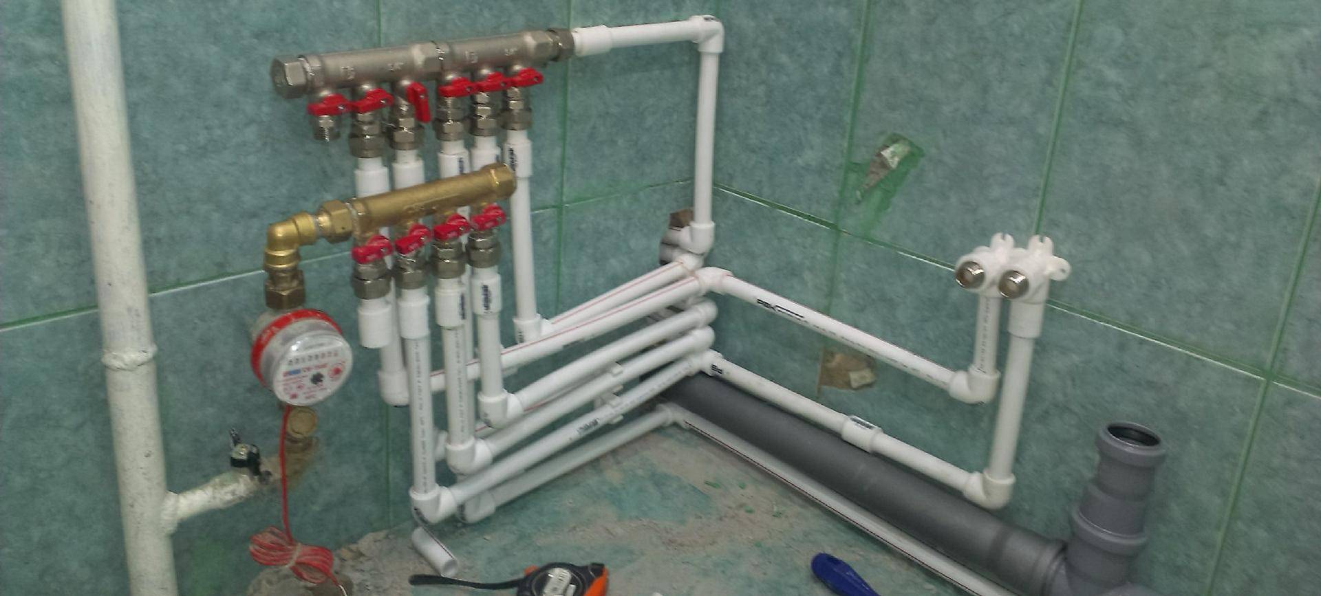 Монтаж водопровода из полипропиленовых труб: в квартире и частном доме