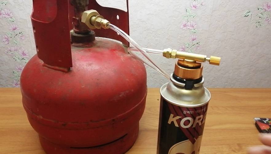 Заправка газовых баллончиков для горелок своими руками