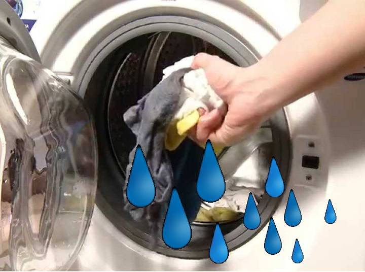 Что делать, если стиральная машина плохо отжимает белье?