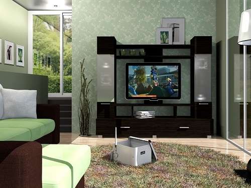 Комод под телевизор в современном стиле