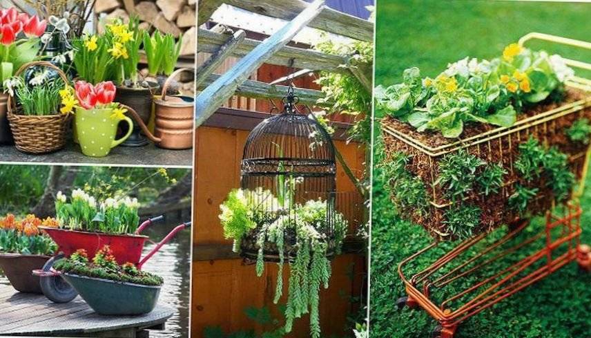 Поделки для дачи: 140 фото оригинальных идей. пошаговая инструкция по созданию красивых поделок в сад и огород