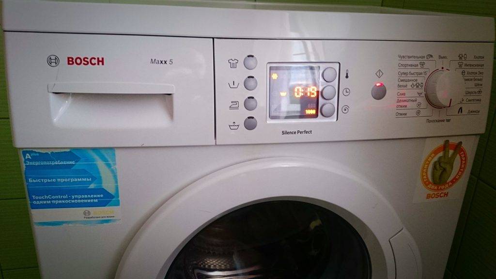 Распространенные коды ошибок у стиральных машин марки bosch