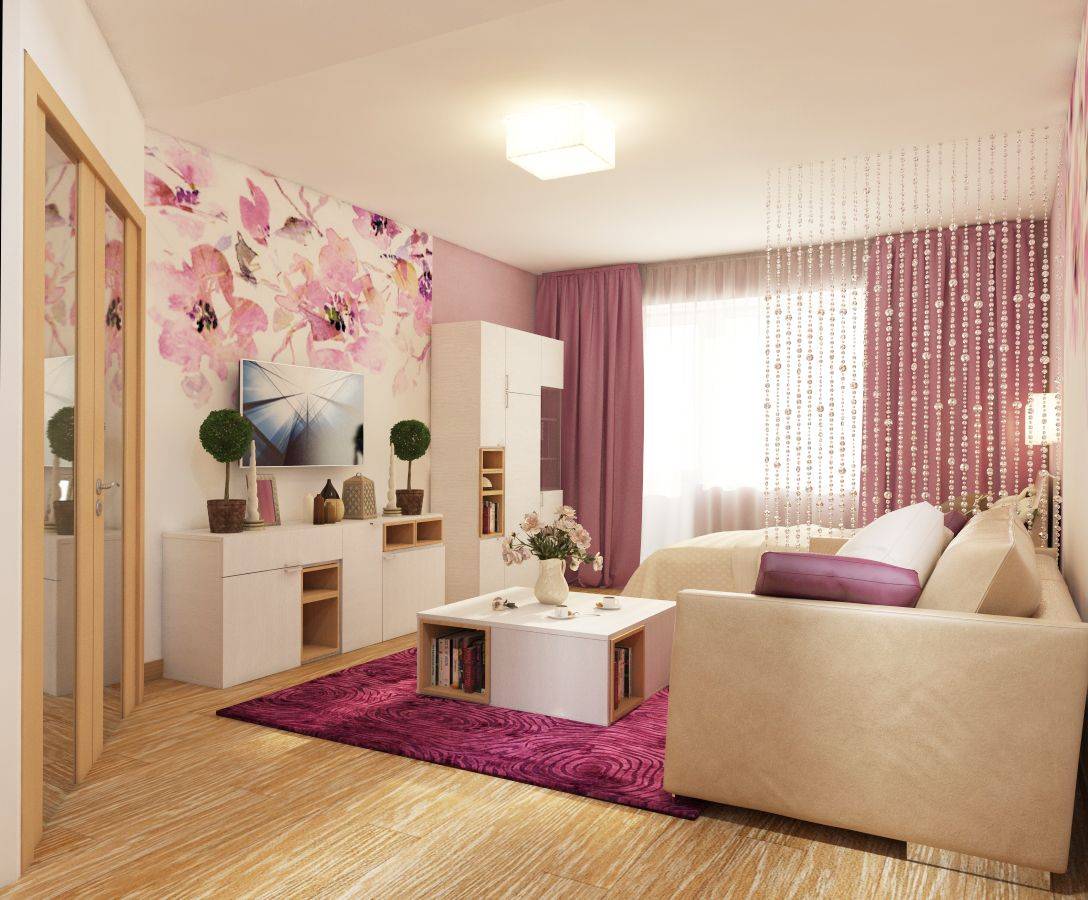 Сочетание цветов в интерьере гостиной (50 фото)