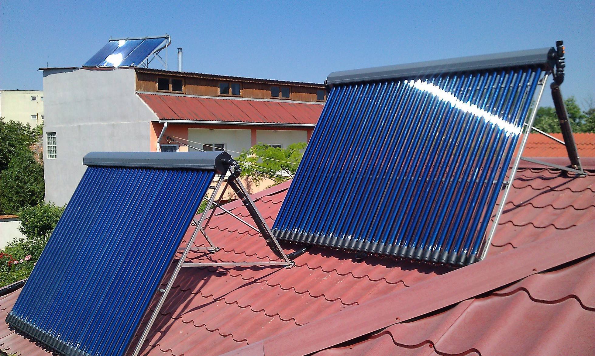 Отопление дома солнечными батареями. установка.