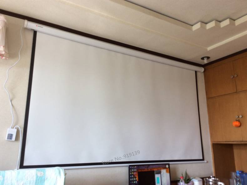 Экран для проектора своими руками из натяжного потолка