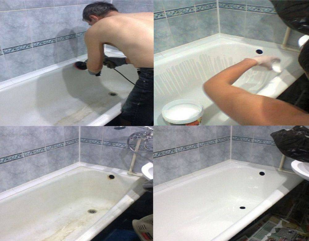 Эмалировка ванны своими руками. ремонт чугунной ванны своими руками: распространенные повреждения и их устранение