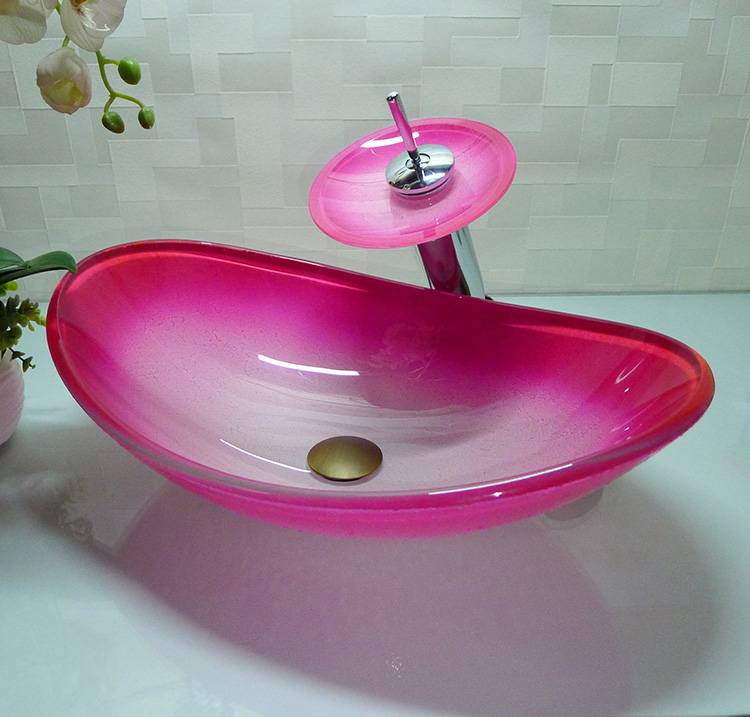 Стеклянные раковины для ванной комнаты - мега дом
