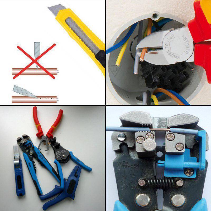 Зачистка проводов: инструмент, тонкие провода, быстро снять изоляцию