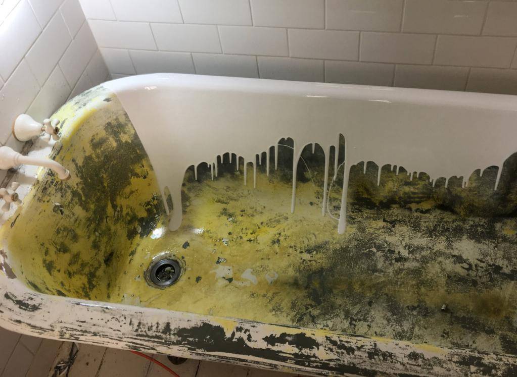 Покраска ванны в домашних условиях: обзор на материалы, алгоритмы действий