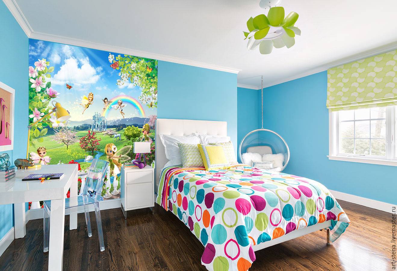 Краска для детской комнаты: выбор материала и цветовой гаммы ?