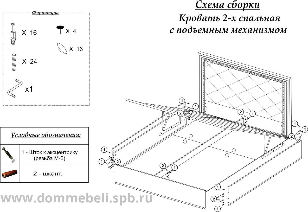 Двуспальная деревянная кровать своими руками - shkafkupeprosto.ru
