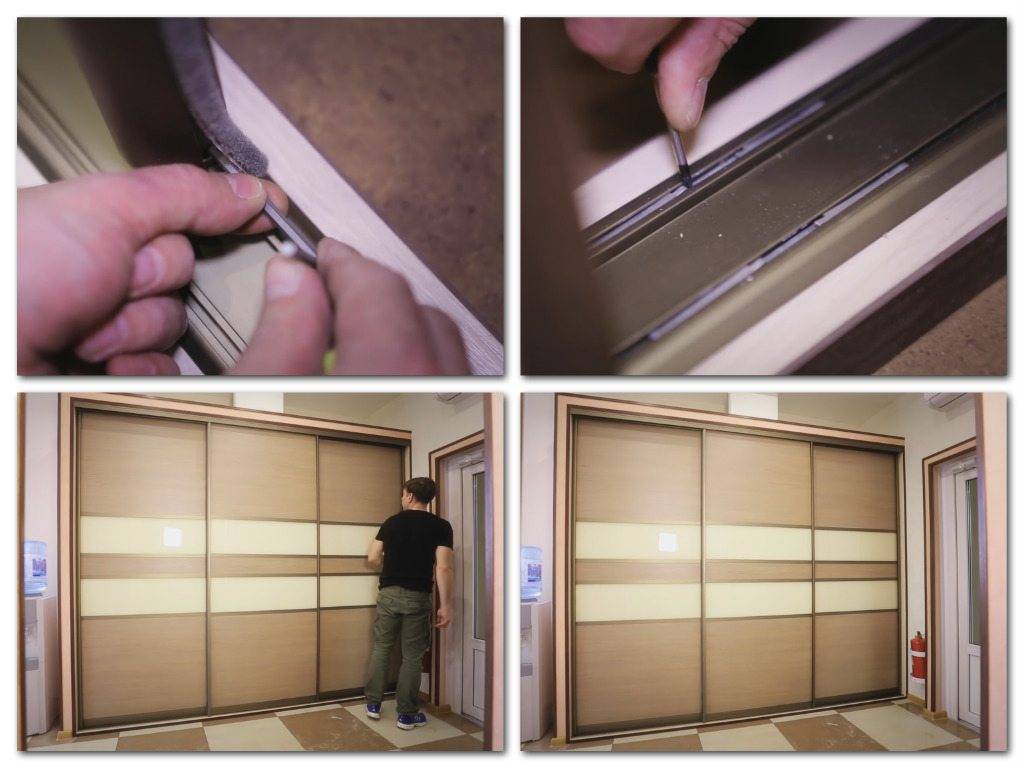 Как установить раздвижные двери для шкафа своими руками - myprofnastil