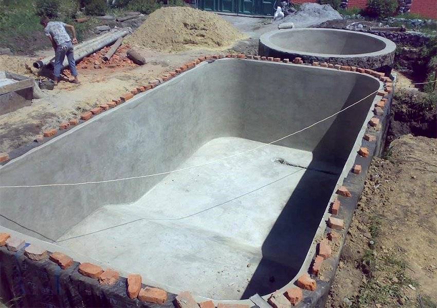 Строительство бассейна своими руками