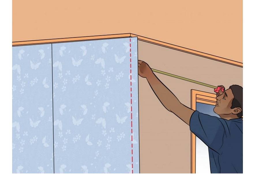 Как клеить обои разных цветов на стены.  как стыковать обои разного цвета в углу комнаты? | все о ремонте