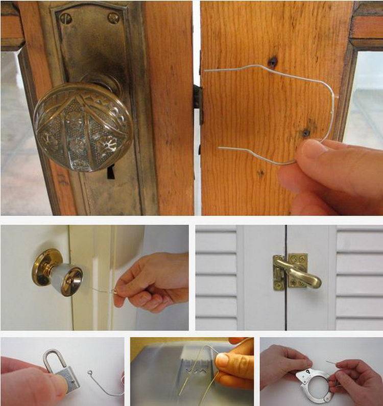 Как открыть замок межкомнатной двери без ключа: подручные инструменты | онлайн-журнал о ремонте и дизайне