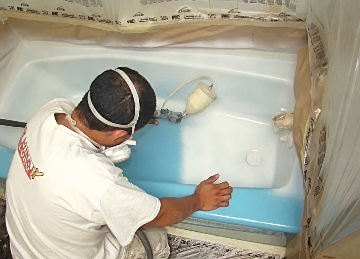 Наливная ванна — реставрация ванн жидким акрилом, как покрыть своими руками (фото и видео)