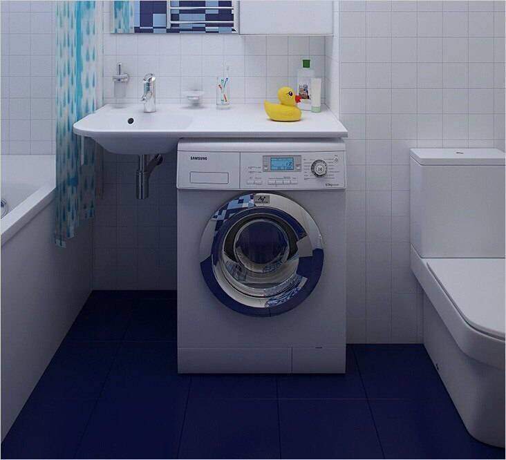 Установка раковины над стиральной машиной ✅: как в ванной комнате, своими руками ??