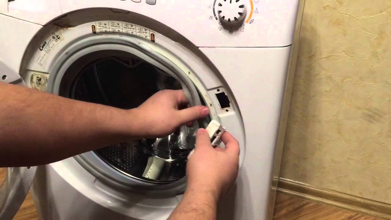 Как открыть стиральную машинку, если сломалась ручка на дверце ? : что делать, если не открывается дверь, как проверить и починить замок люка
