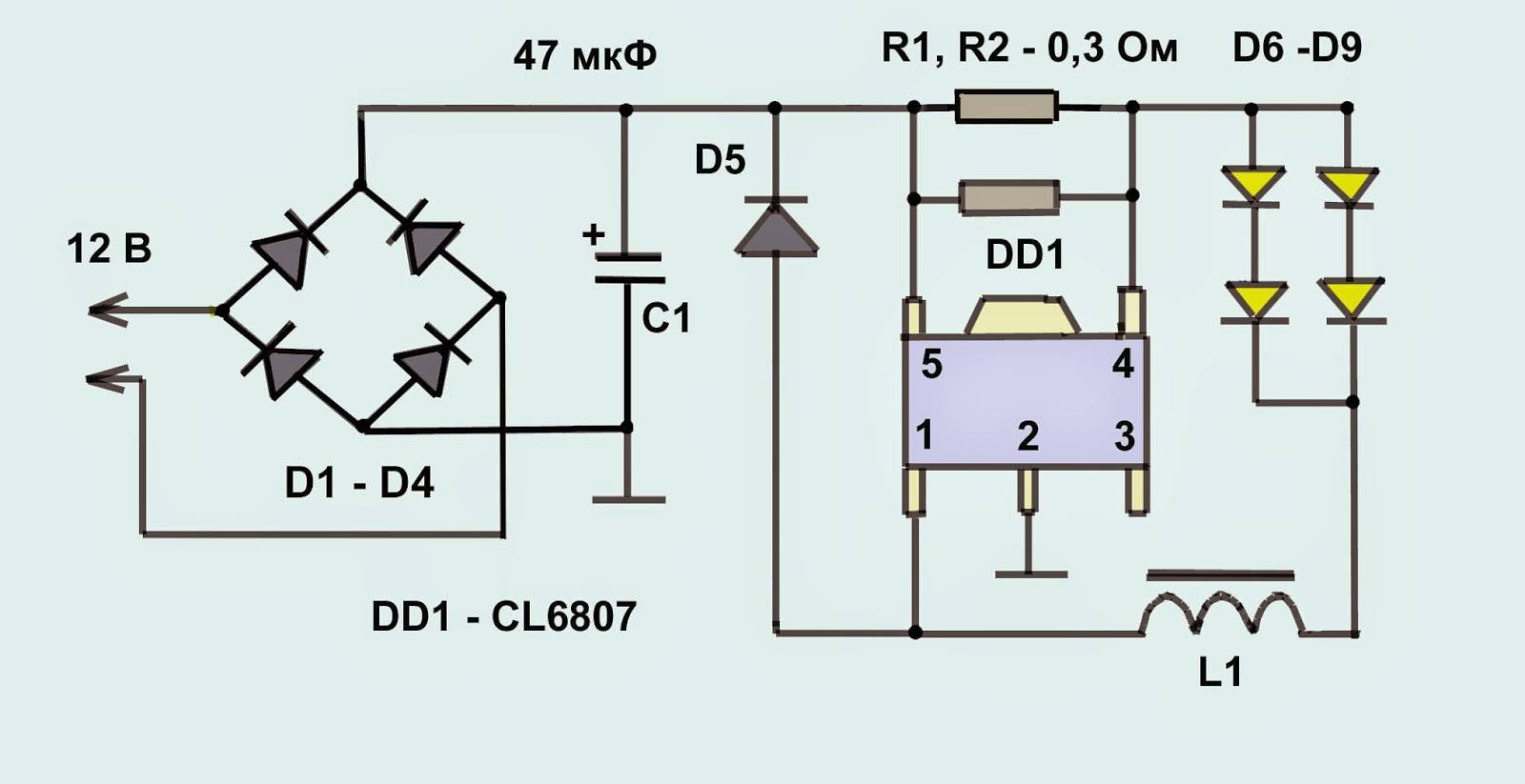 Самостоятельная сборка светодиодной лампы: схемы и инструкции к применению, описание