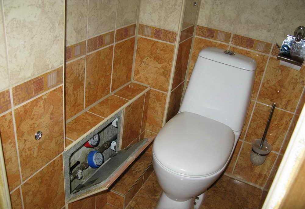Как в туалете закрыть трубы, как спрятать трубы в ванне