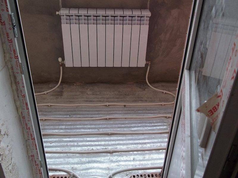Как сделать теплый пол на балконе и лоджии: пошагово с фото