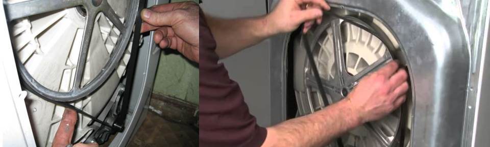 Как заменить ремень в стиральной машине