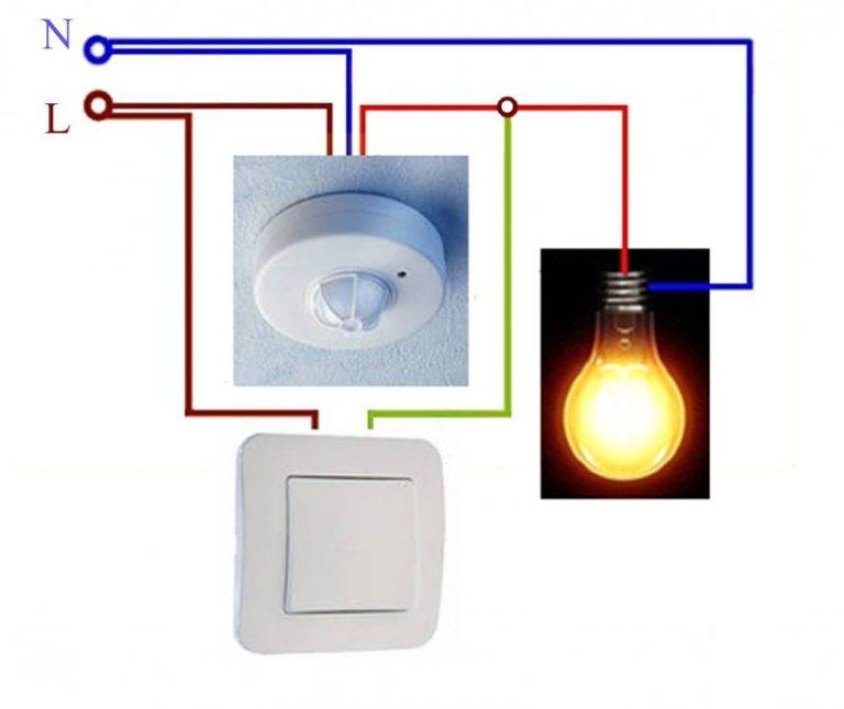 Выключатель света с датчиком движения: как выбрать и подключить