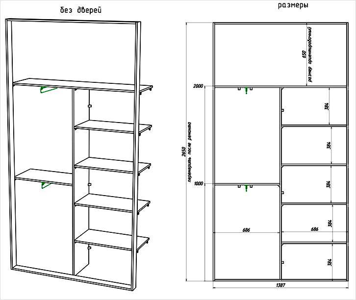 Как сделать встраиваемый шкаф в прихожей самому: пошаговая инструкция расчета и изготовления встроенной в стену мебели своими руками, фото с примерами