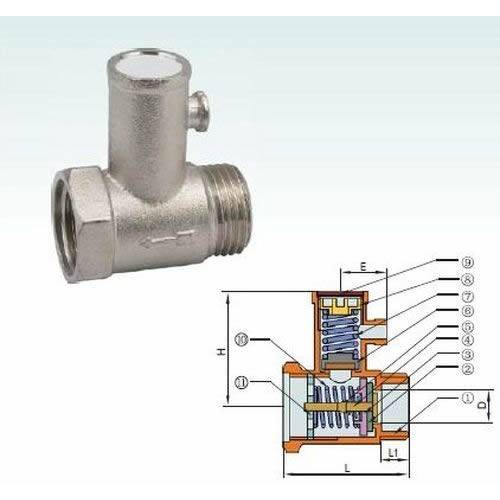 Обратный предохранительный клапан для водонагревателя