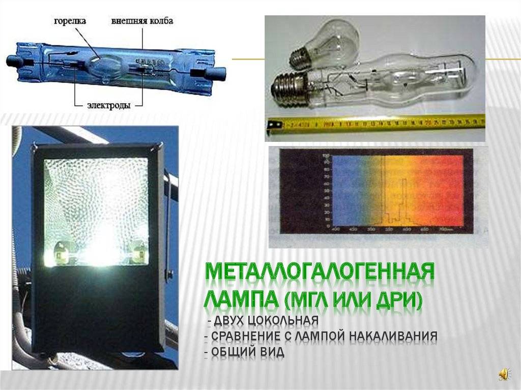 Металлогалогенные лампы. технические характеристики