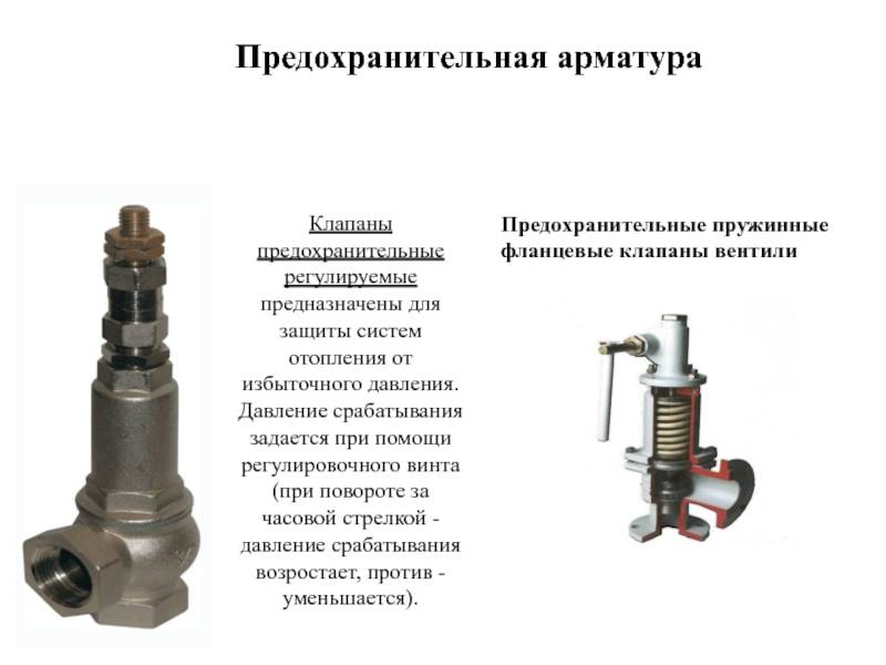 Клапан сброса избыточного давления в трубопроводах: виды, правила выбора и установки