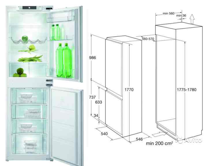 Рейтинг 15 лучших встраиваемых холодильников