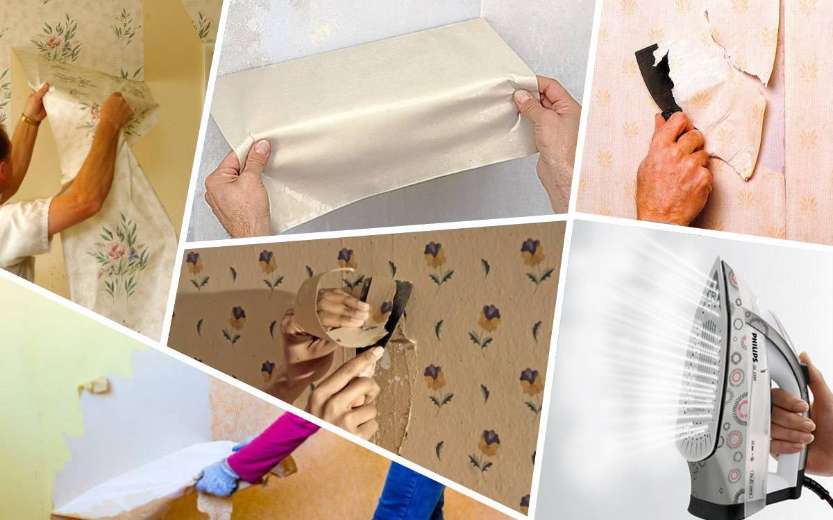 Как быстро и легко снять старые обои со стен: как ободрать без лишних усилий, снятие моющихся и бумажных, видео